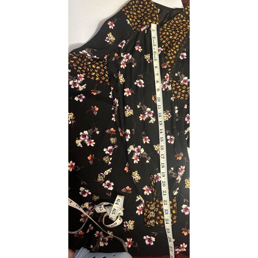 Altar'd State Medium Babydoll Dress Floral Boho Hippie Fall - Picture 7 of 10